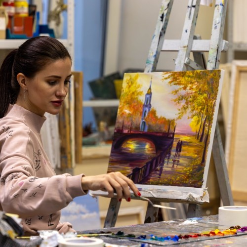Акриловый мастер-класс для взрослых и детей в Петербурге