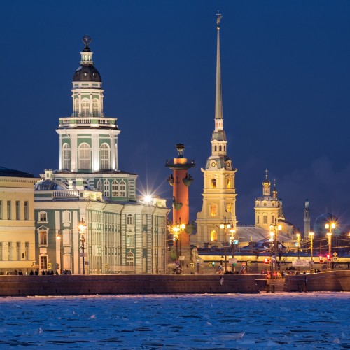 Ночная прогулка по малым рекам и каналам Петербурга