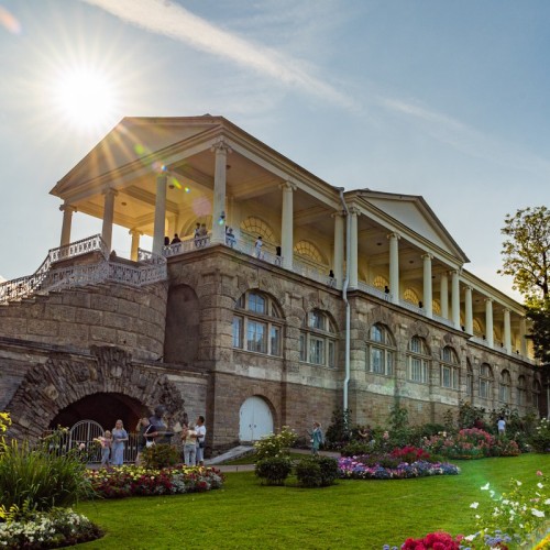 Екатерининский дворец, Царскосельский парк и Феодоровский собор