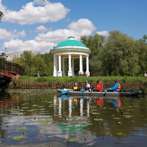 На байдарках по Яузе