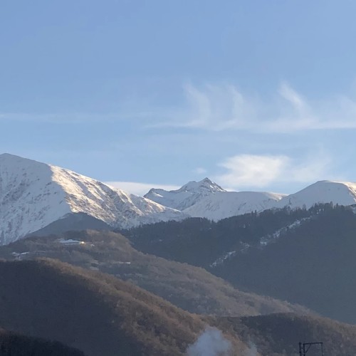 Красная поляна, закат в горах и легенды Кавказских гор