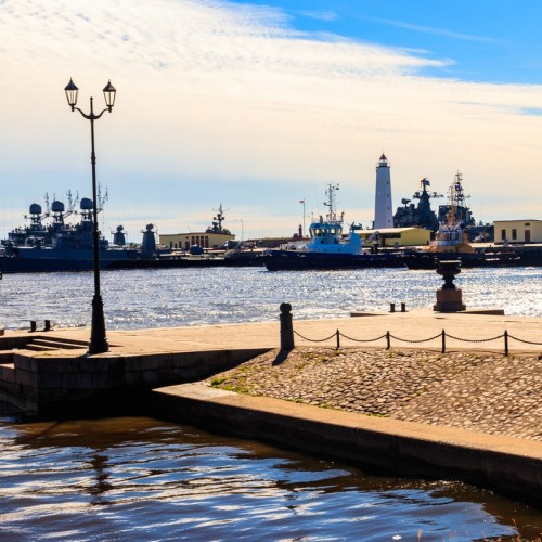 Из Петербурга в Кронштадт на авто!