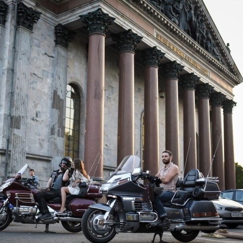 Ночной мототур — мосты и мотоциклы