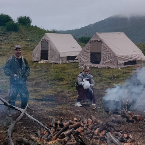 На лошадях к Корякскому вулкану с палатками. Всё включено