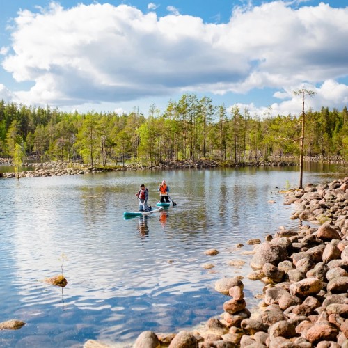 Перезагрузка в Приладожье с йогой, баней, сибирским чаном и сапами (всё включено)