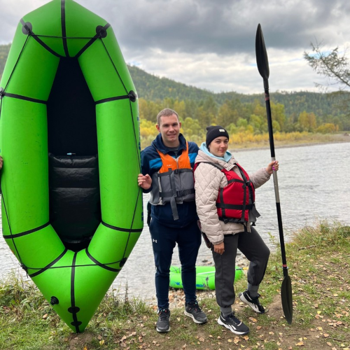Активные выходные в Хакасии: сплав по Белому Июсу, треккинг по Тогыз-Аз, баня