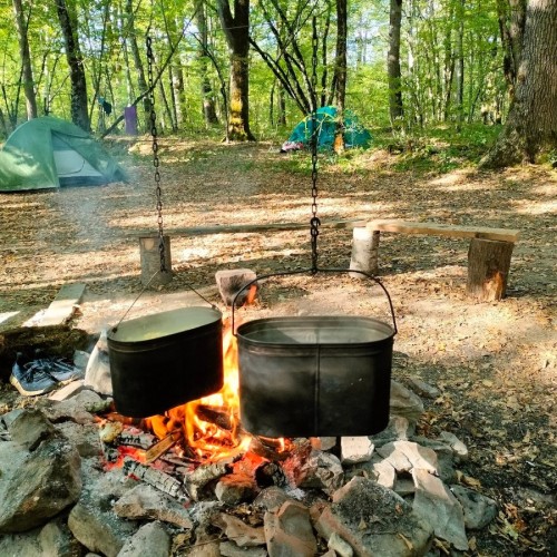 Поход с палатками и автосопровождением через горы в Геленджик