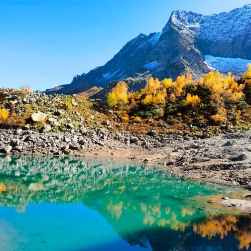 Домбай и Архыз: треккинг налегке с проживанием в гостинице