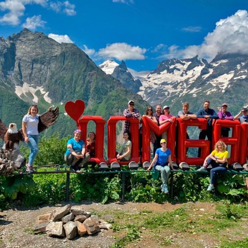 Домбай и Архыз: треккинг налегке с проживанием в гостинице