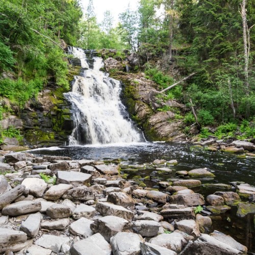 Карельский Клондайк и водопад Белые мосты