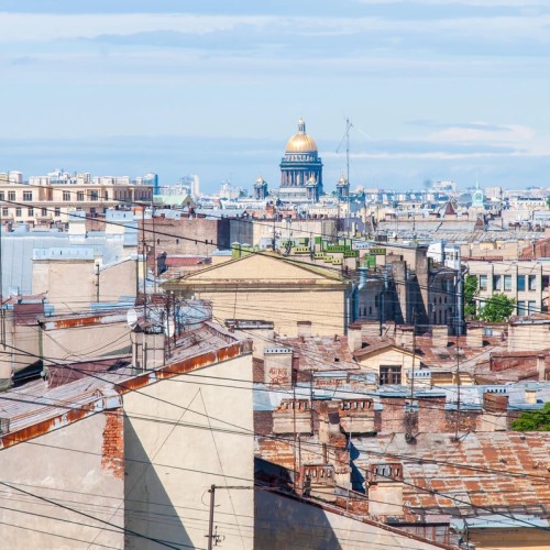 Пять панорамных крыш Петербурга в одной