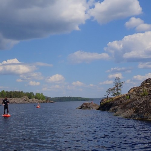 Выходные в Карелии на природе: сапы, баня и Ладога