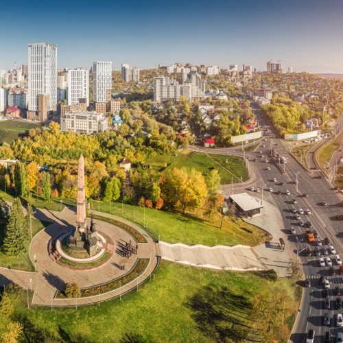 По Уфе — на двухэтажном автобусе