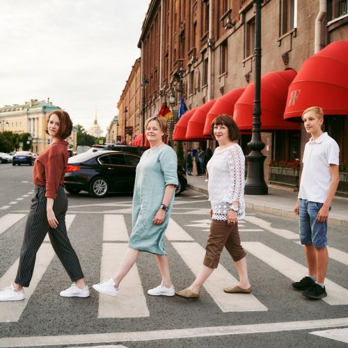 Семейная фотопрогулка по центру Петербурга