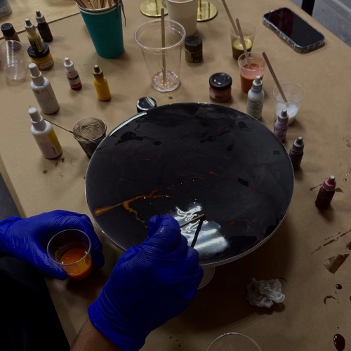 Мастер-класс по эпоксидной смоле: картина или кит своими руками