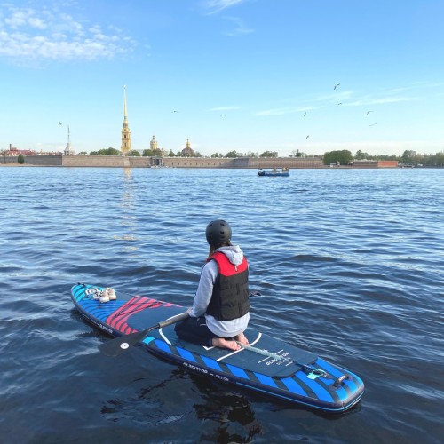 От Летнего сада до Казанского собора — на сапборде