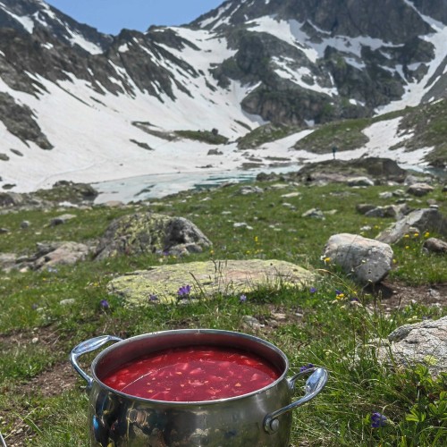 Если с другом вышел в путь: треккинги в Архызе в компании маламута (в мини-группе)