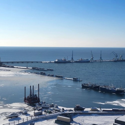 Город Корсаков и прогулка по побережью Охотского моря