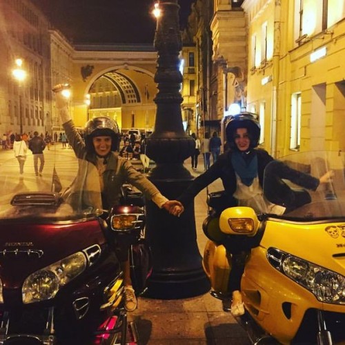 Ночной мототур — мосты и мотоциклы