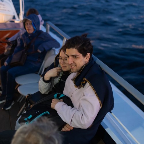 Ночная прогулка на теплоходе на развод мостов