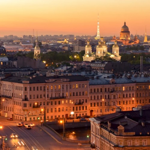 Автобусная экскурсия по ночному Петербургу + разведение мостов