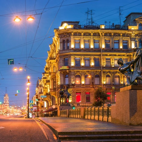 Автобусная экскурсия «Вечерний Петербург»