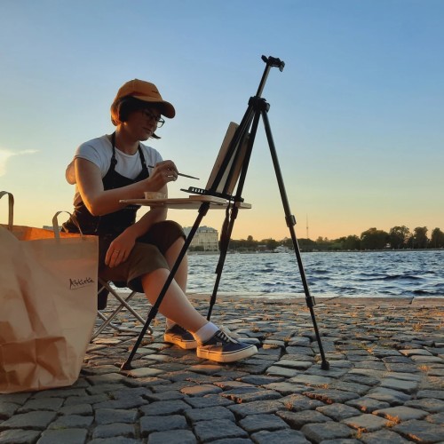 Мастер-класс по рисованию на свежем воздухе «Петербург с открытки»