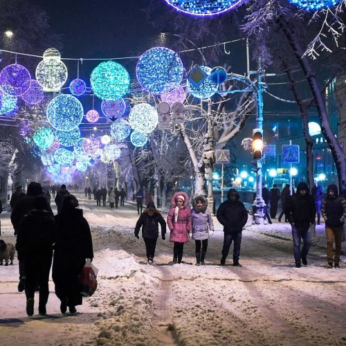 Фотопрогулка по зимнему Краснодару