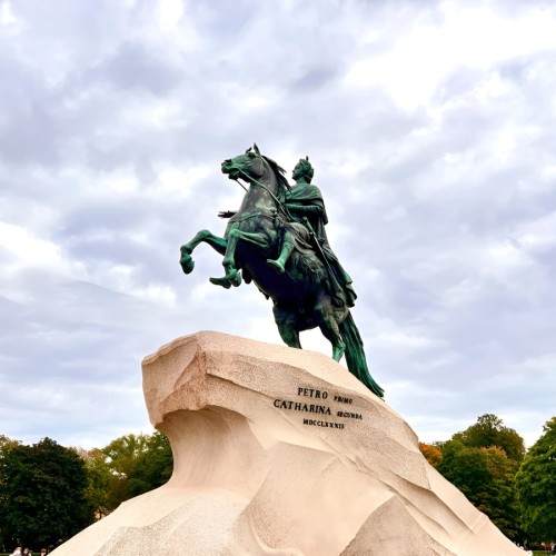 Санкт-Петербург из окна автобуса