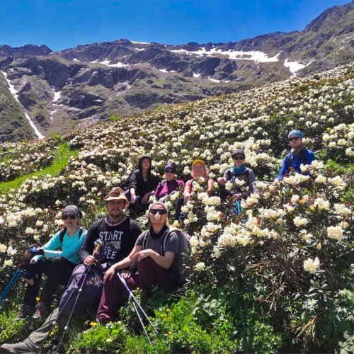Домбай и Архыз: треккинг налегке с проживанием в гостинице