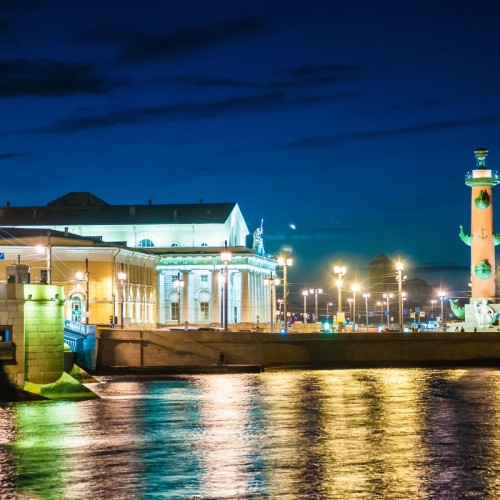 Тайны ночного Петербурга: обзорная экскурсия + теплоходная прогулка