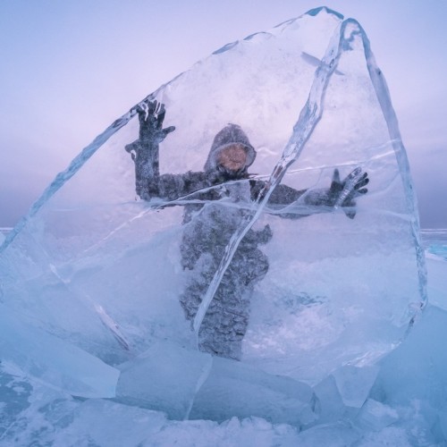 Персонально на джипах с тревел-фотографом без экскурсий: Ольхон и Огой в объятиях льда