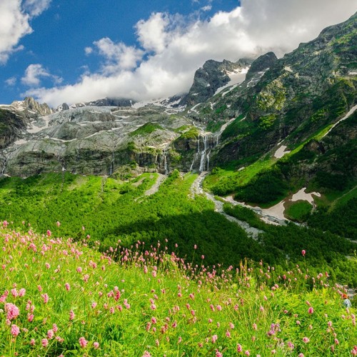 Домбай и Архыз: треккинг налегке с проживанием в гостинице