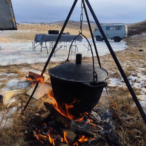 По Ольхону на внедорожниках: индивидуальное путешествие в зимнюю сказку Байкала