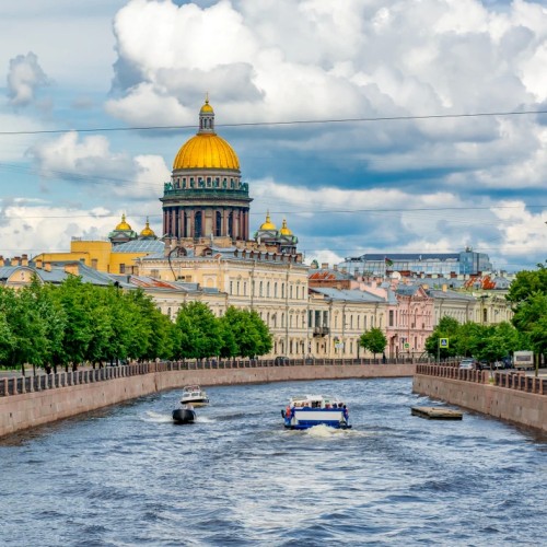 По рекам и каналам Санкт-Петербурга на катере с караоке