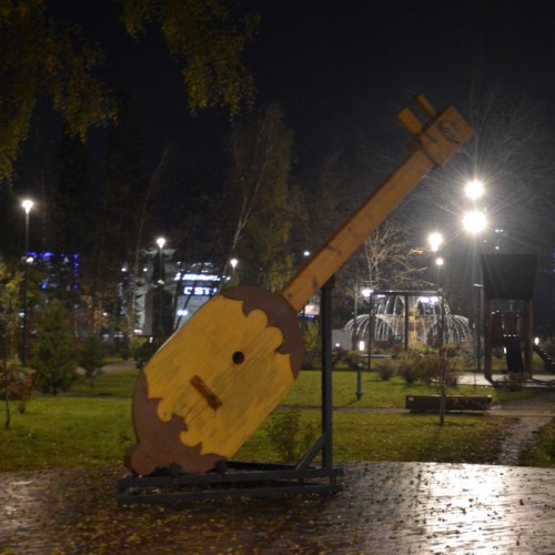 Огни ночного Горно-Алтайска