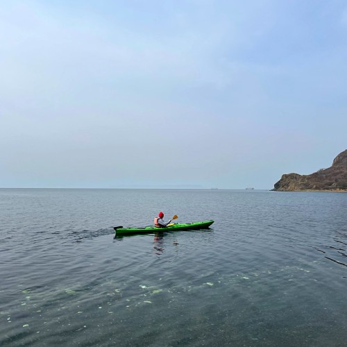 Прогулка на каяках по Японскому морю