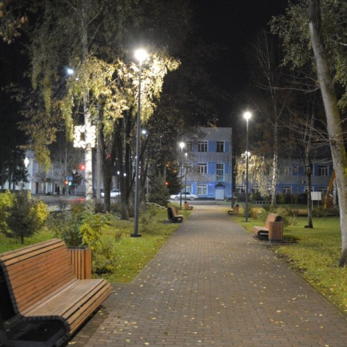 Огни ночного Горно-Алтайска