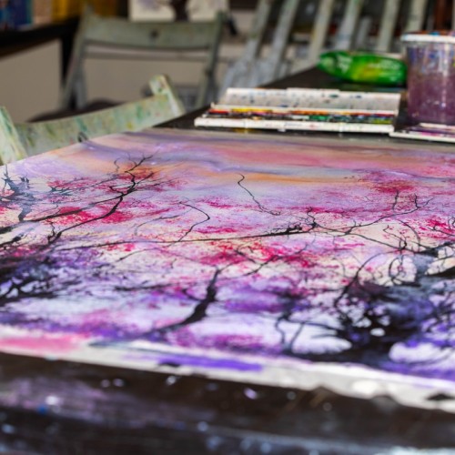 «Интерьерная картина с золотой/серебряной поталью»: мастер-класс в Петербурге