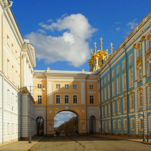 Царскосельский Лицей и Екатерининский дворец