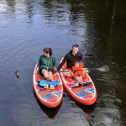 Сап-терапия среди каньонов реки Оредеж
