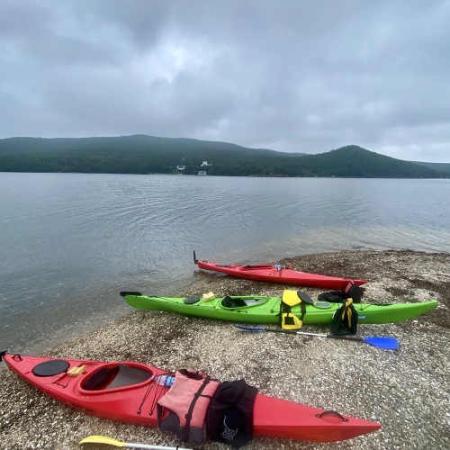 Прогулка на каяках по Японскому морю