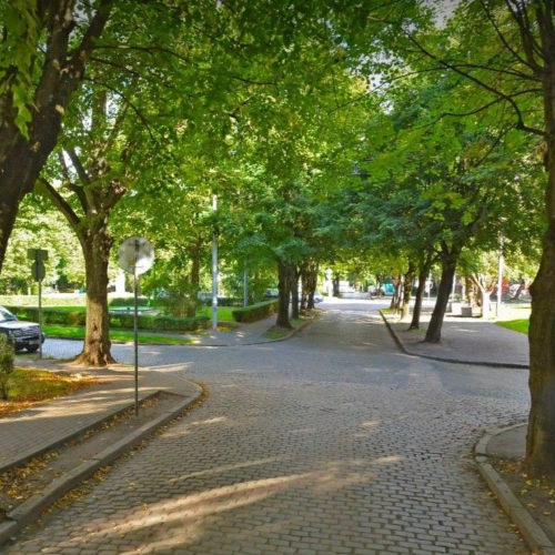 Калининград от трапа самолёта
