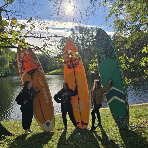 Сап-терапия среди каньонов реки Оредеж
