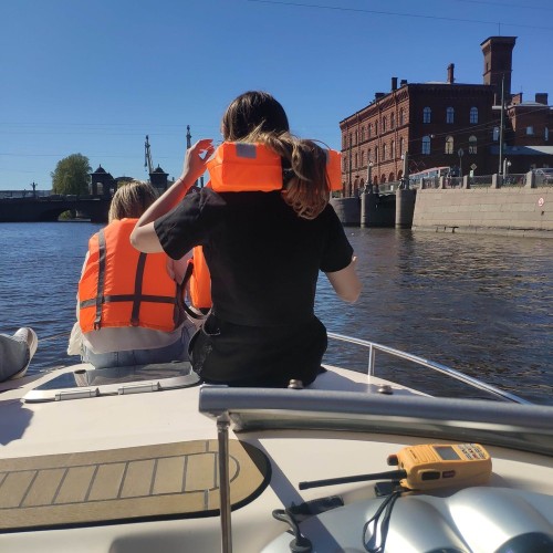 Питер с борта катера