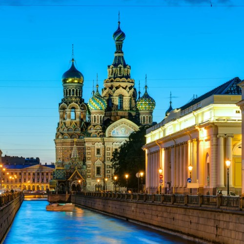 Автомобильная экскурсия по ночному Санкт-Петербургу