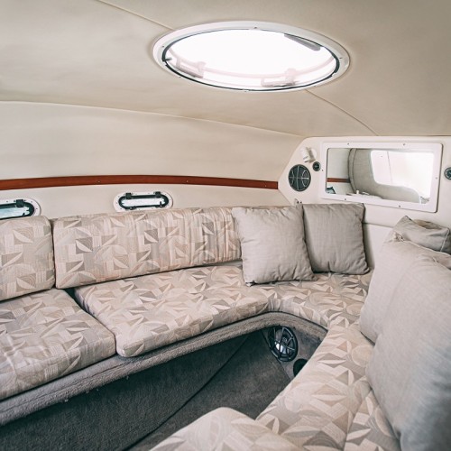 На катере «Апсель» к Большеохтинскому мосту