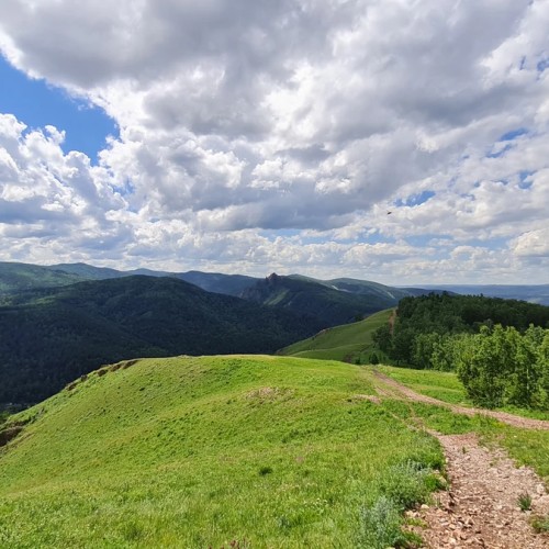 Панорамы Красноярска: Торгашинский хребет