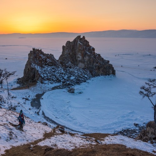 На застывший Байкал в мини-группе: Ольхон с севера на юг и Тажеранские степи