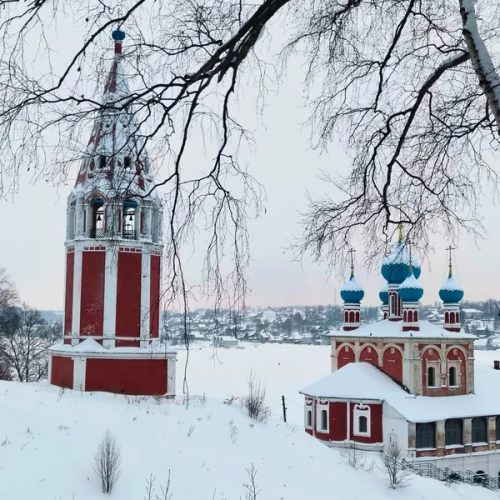 Тутаев: городские сюжеты и пейзажи Кустодиева